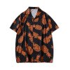 EMMIOL Camisa de piña para hombre