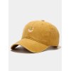 EMMIOL Gorra de béisbol desgastada con cara sonriente