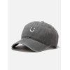 EMMIOL Gorra de béisbol desgastada con cara sonriente