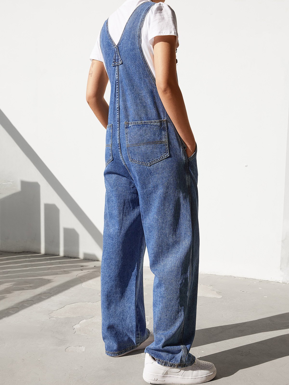 EMMIOL Basic Wide Leg Overall