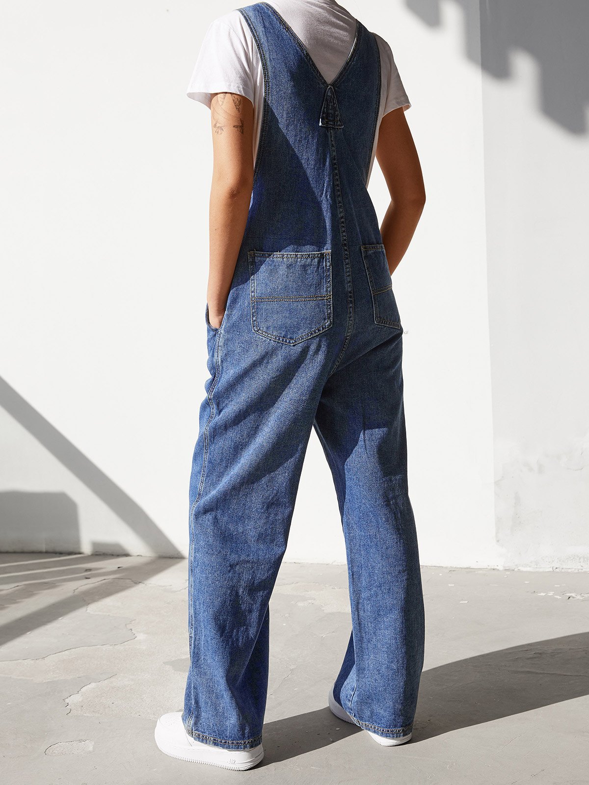 EMMIOL Basic Wide Leg Overall