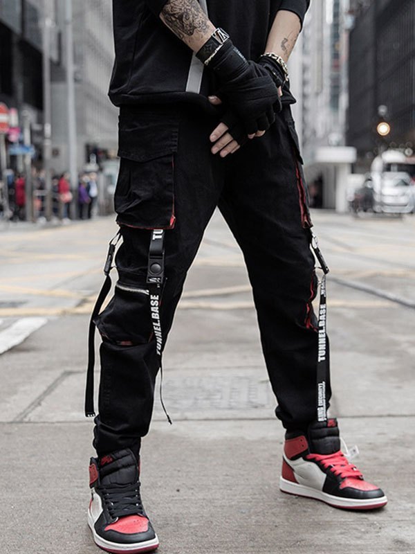 EMMIOL Pantalones cargo recortados para hombre