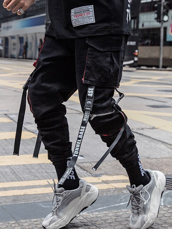 EMMIOL Pantalones cargo recortados para hombre