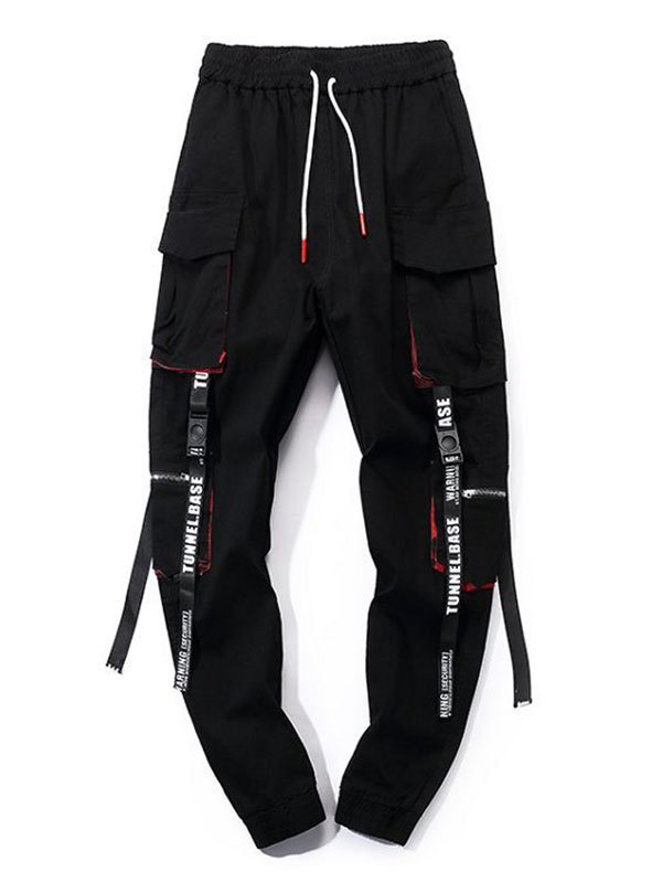 EMMIOL Pantalones cargo recortados para hombre