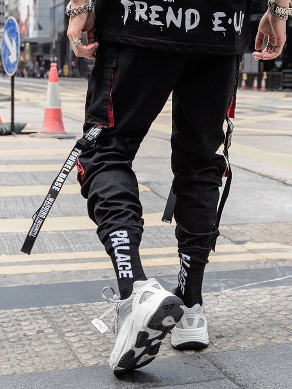 EMMIOL Pantalones cargo recortados para hombre