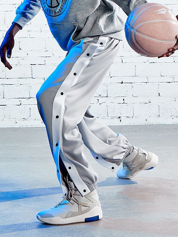 2022 Pantaloni della tuta da uomo con spacco e bottoni Grigio S In Pantaloni  Online Store. Best For Sale | Emmiol.com