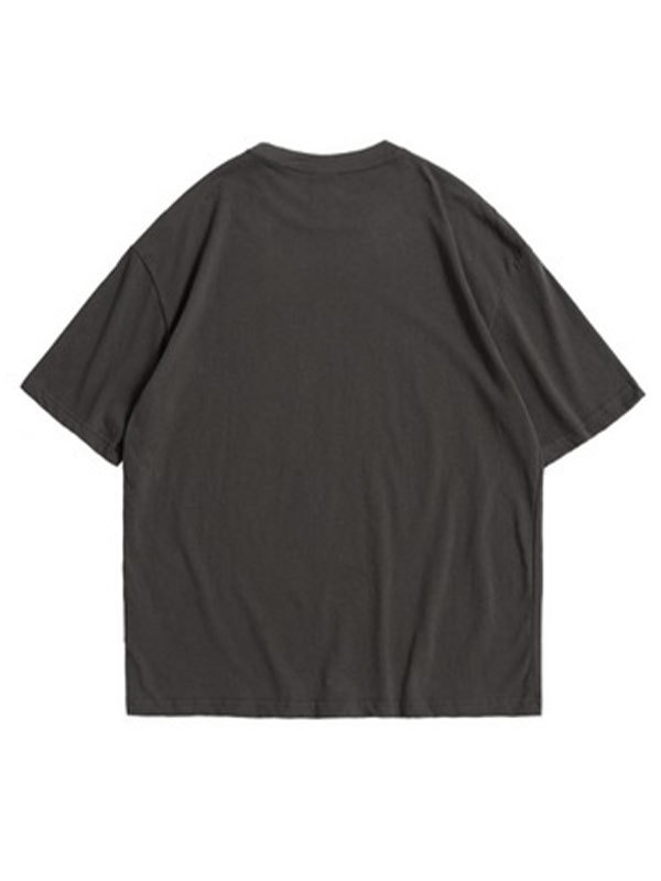 EMMIOL Camiseta con estampado abstracto para hombre