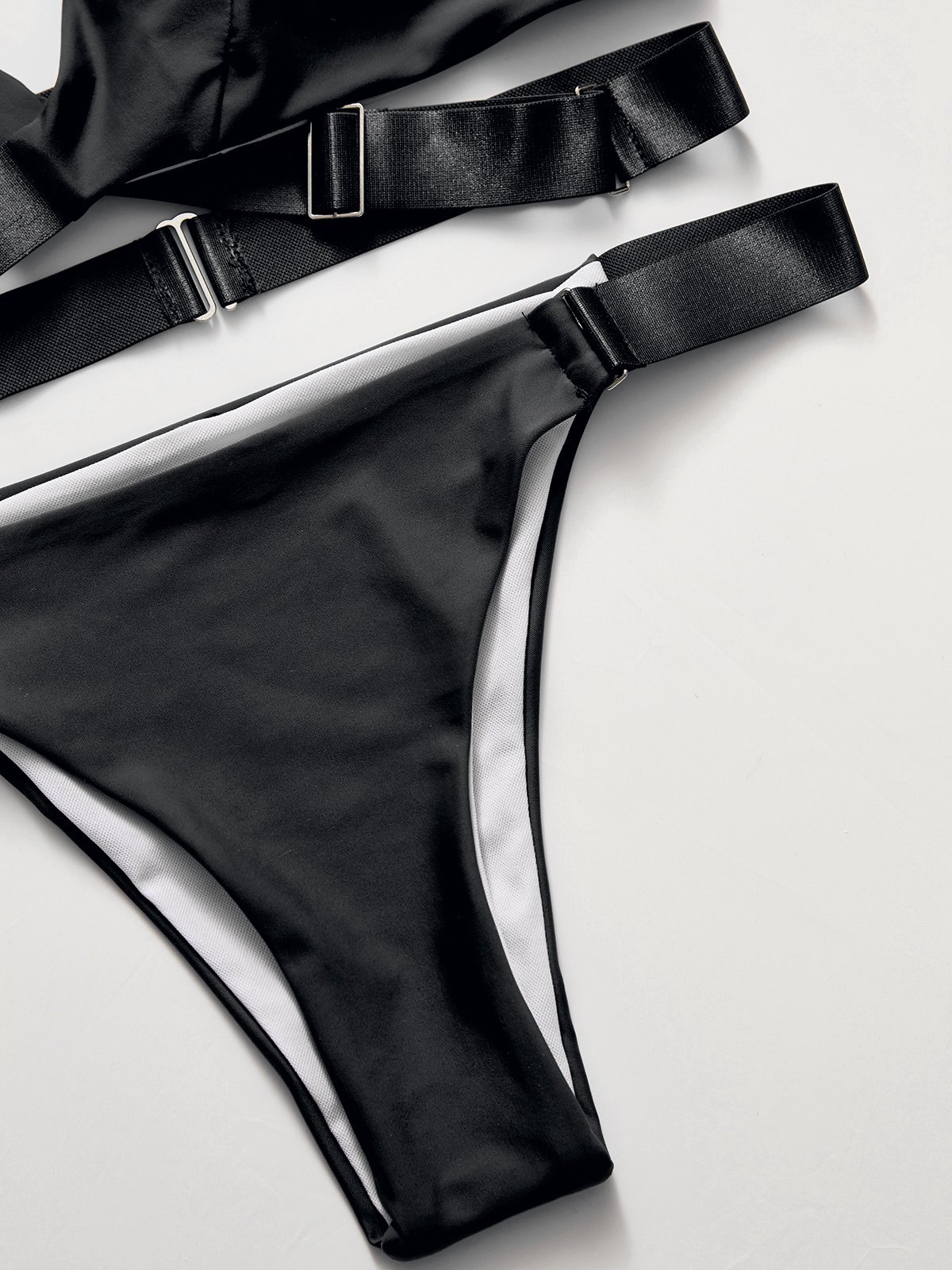 EMMIOL Conjunto de bikini con tiras cruzadas