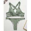 EMMIOL Conjunto de bikini con tiras cruzadas