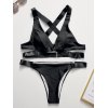 EMMIOL Criss-Cross Riemchen-Bikini-Set