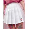 EMMIOL Strawberry Graphic Pleated Skirt
