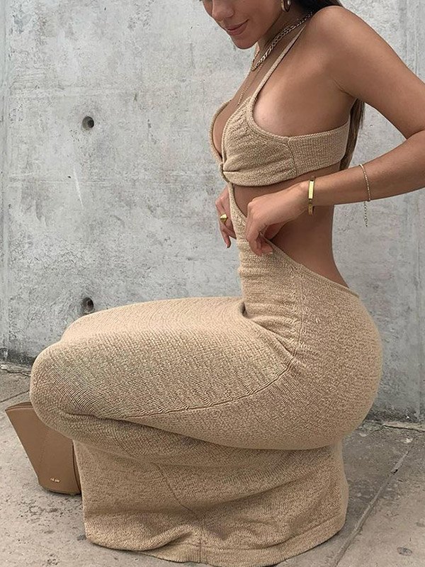EMMIOL Cutout Cami Party Maxi Dress