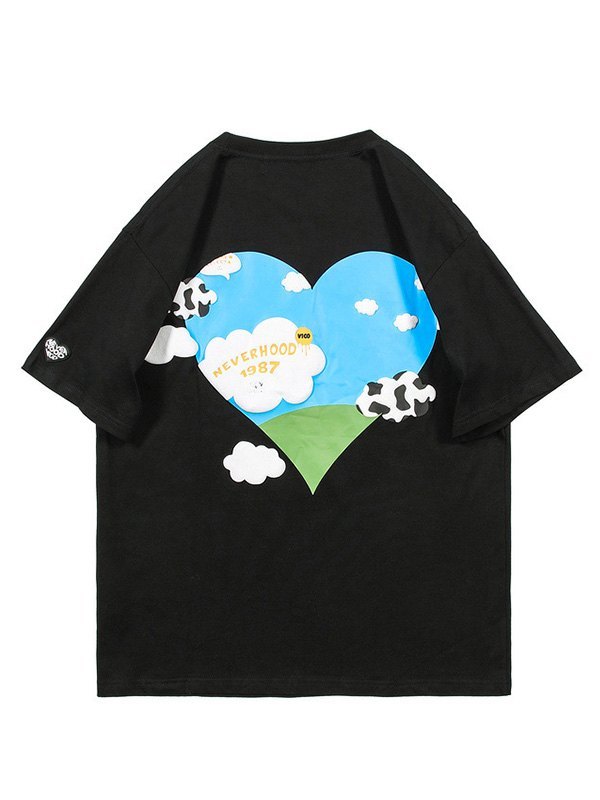 EMMIOL Oversized Neverhood Graphic Tee