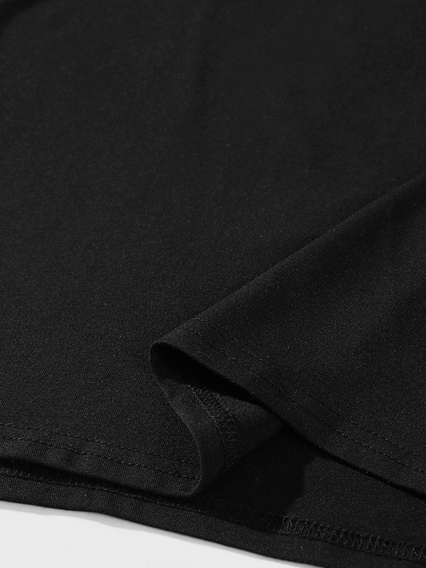 EMMIOL Camiseta con Impresión de rayos para hombre