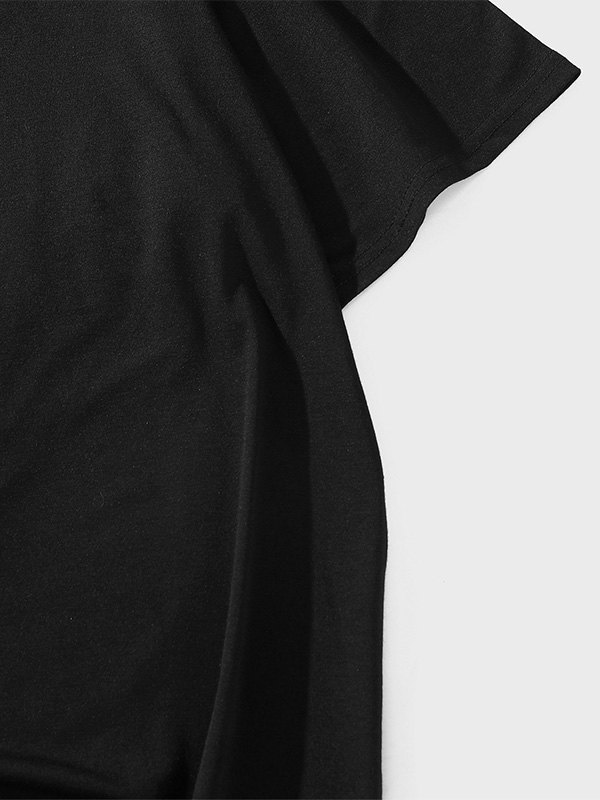 EMMIOL Camiseta con estampado Love Gesture para hombre