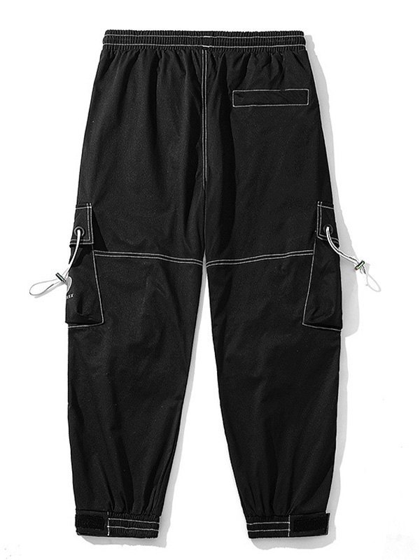 EMMIOL Men's Printed Drawstring Cargo Pants