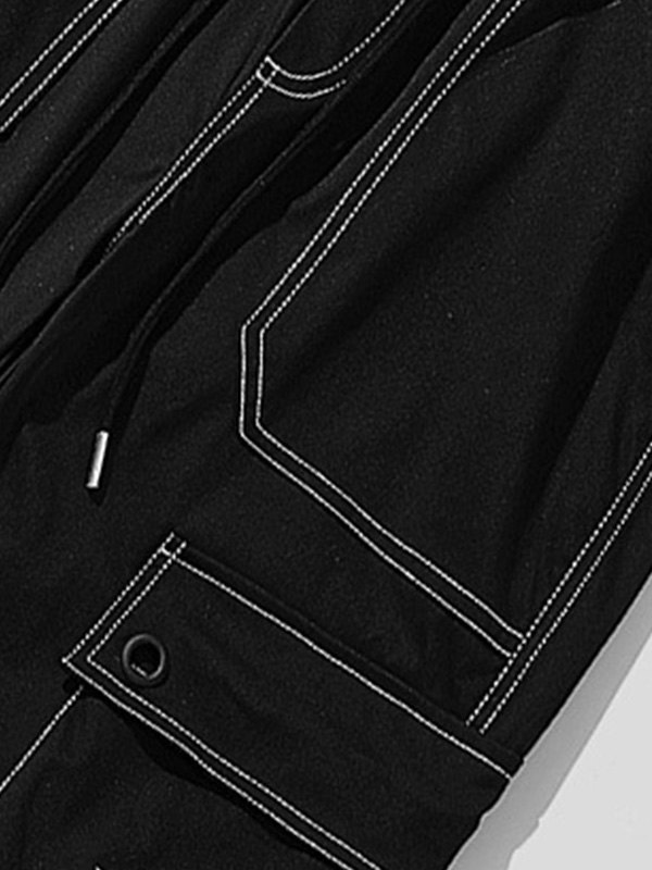 EMMIOL Men's Printed Drawstring Cargo Pants