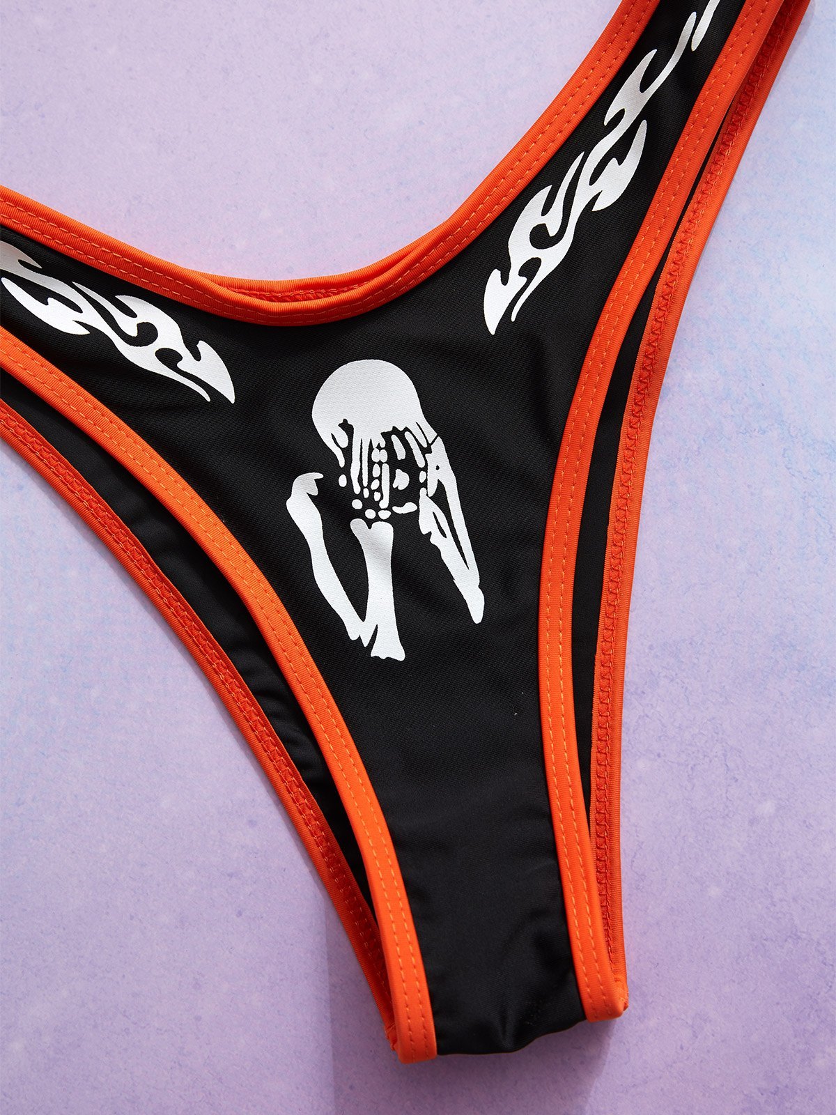 EMMIOL Skull Print Bikini Set