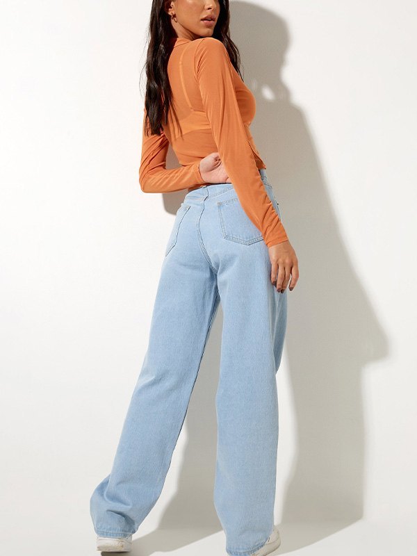 EMMIOL Camisa corta transparente