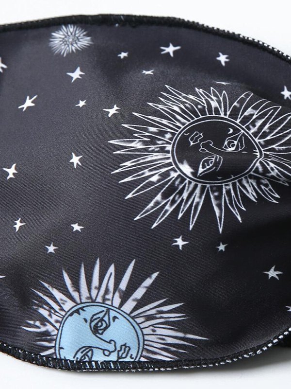 EMMIOL Conjunto de bikini bandeau con estampado astral