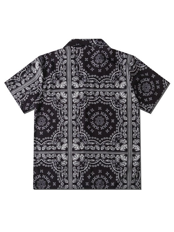 EMMIOL Men's Bandana Print Shirt