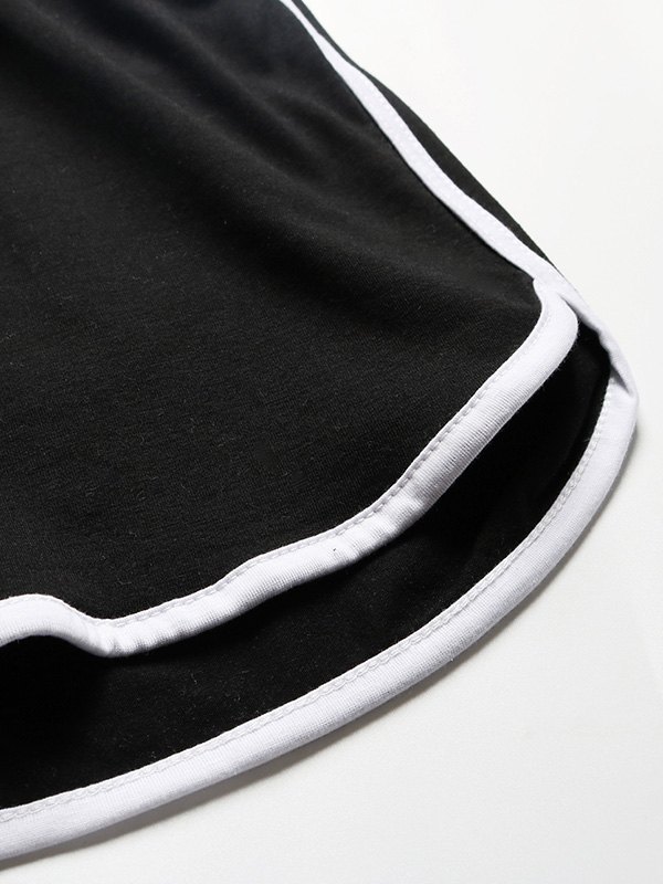 EMMIOL Shorts deportivos de cintura alta