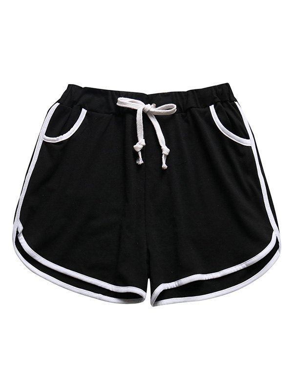 EMMIOL Shorts deportivos de cintura alta