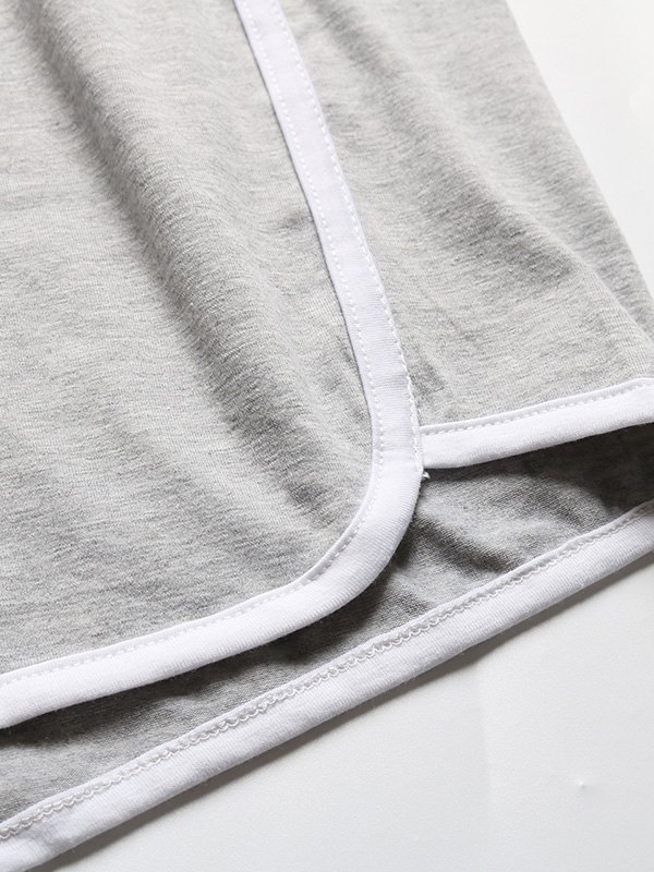 EMMIOL Shorts deportivos de cintura alta en contraste