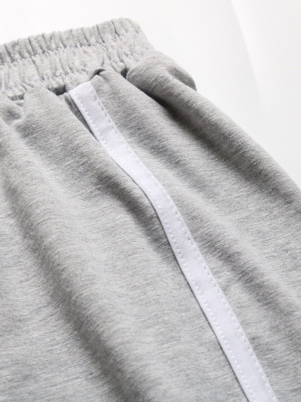EMMIOL Shorts deportivos de cintura alta en contraste