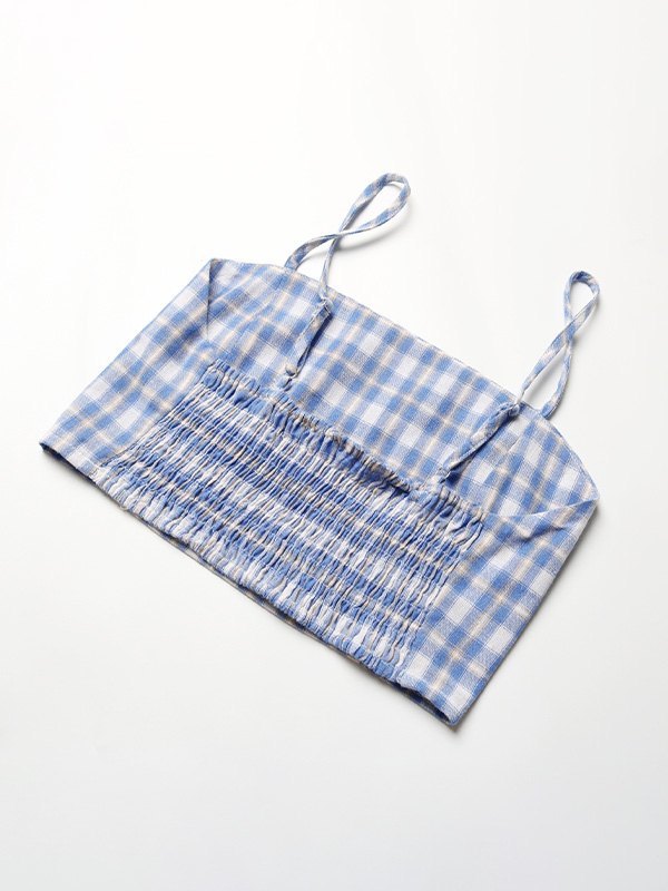 EMMIOL Checked Mini Skirt Set