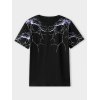 EMMIOL Camiseta con Impresión de rayos para hombre
