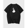 EMMIOL Camiseta con estampado Love Gesture para hombre