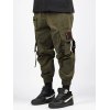 EMMIOL Pantalones cargo con bolsillo con hebilla para hombre