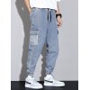 EMMIOL Men's Pocket Patched Cargo Jeans