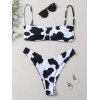 EMMIOL Bikini con stampa di mucca