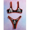 EMMIOL Skull Print Bikini Set