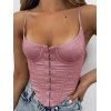 EMMIOL Splice Corduroy Corset Top