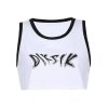 EMMIOL Diksik Graphic Crop Tank Top
