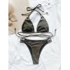 EMMIOL Costume da bagno bikini con cravatta