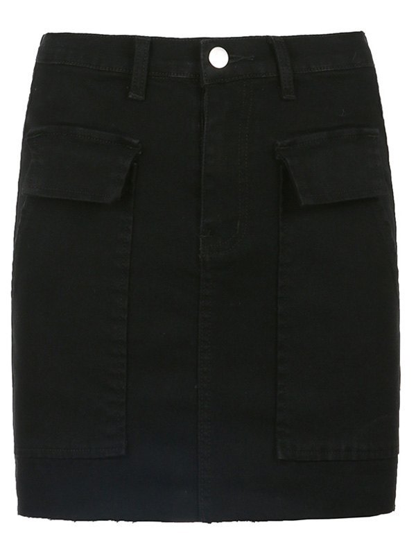 EMMIOL Classic Denim Mini Skirt