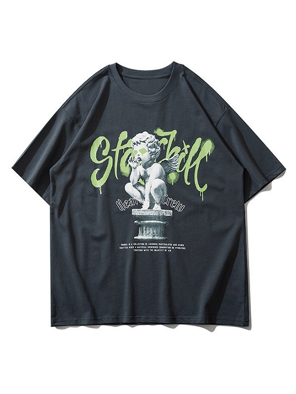 EMMIOL Men's Heat Cherub Graphic Tee