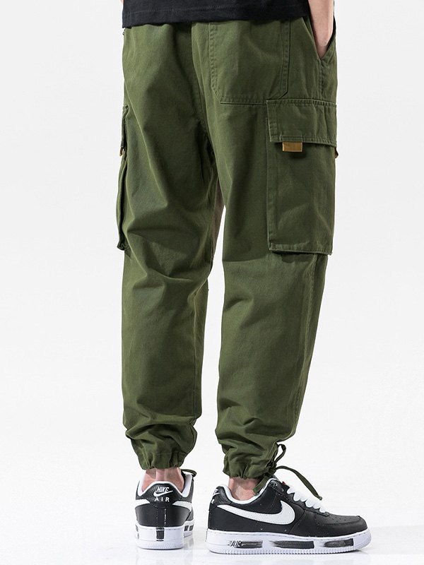 EMMIOL Herren Baumwolle Patchwork Cargohose
