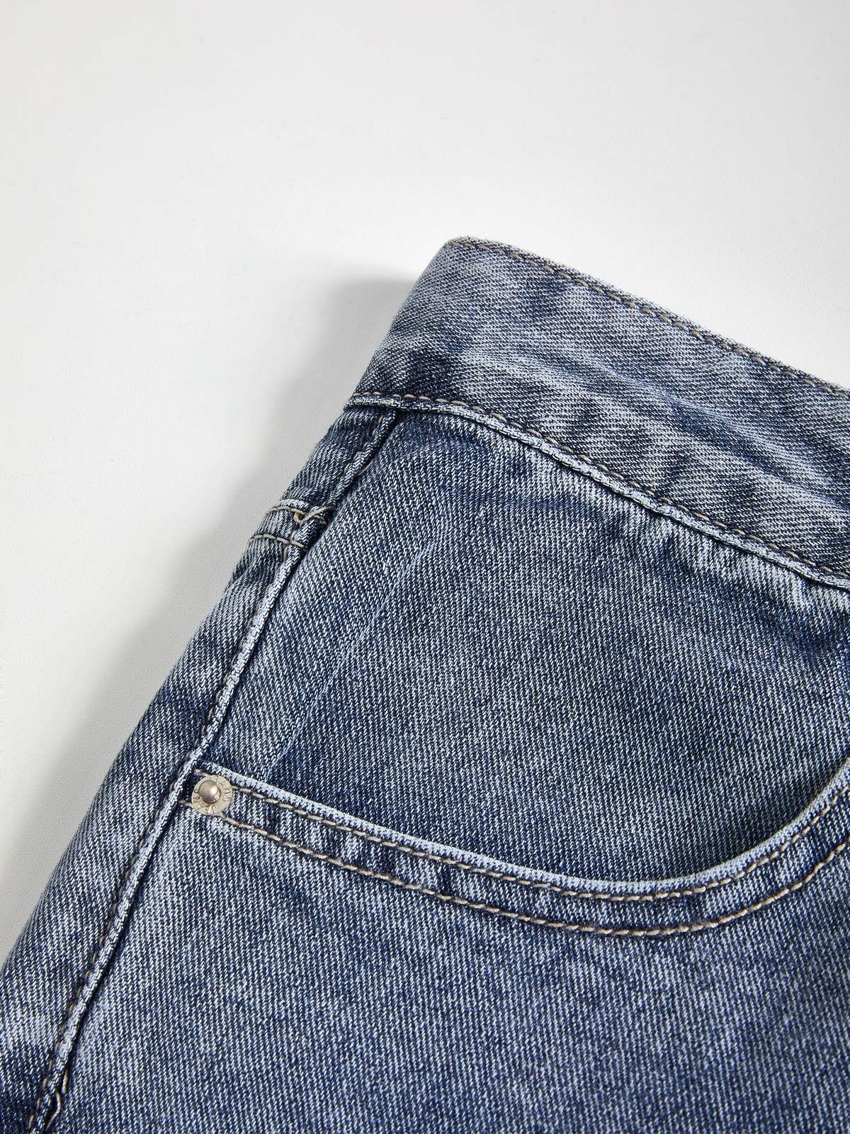 EMMIOL Herren Denim, Serge de N?mes Muster Skate Jeans