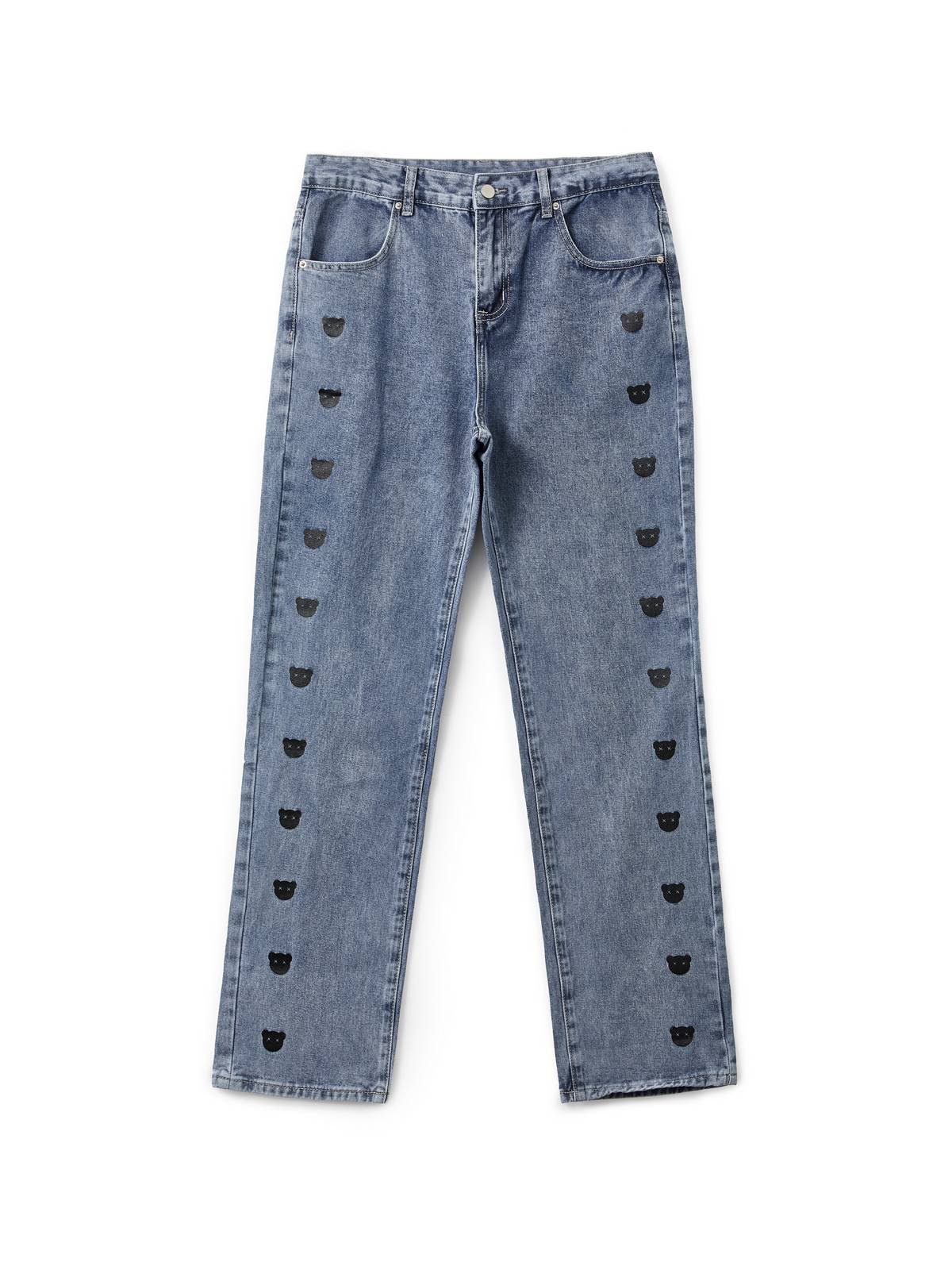 EMMIOL Herren Denim, Serge de N?mes Muster Skate Jeans