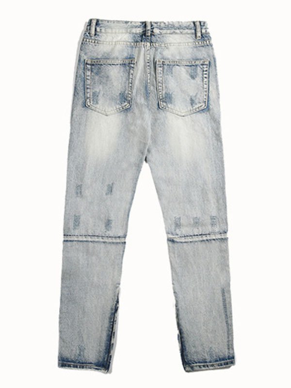 EMMIOL Men's Ripped Slim Straight Jeans