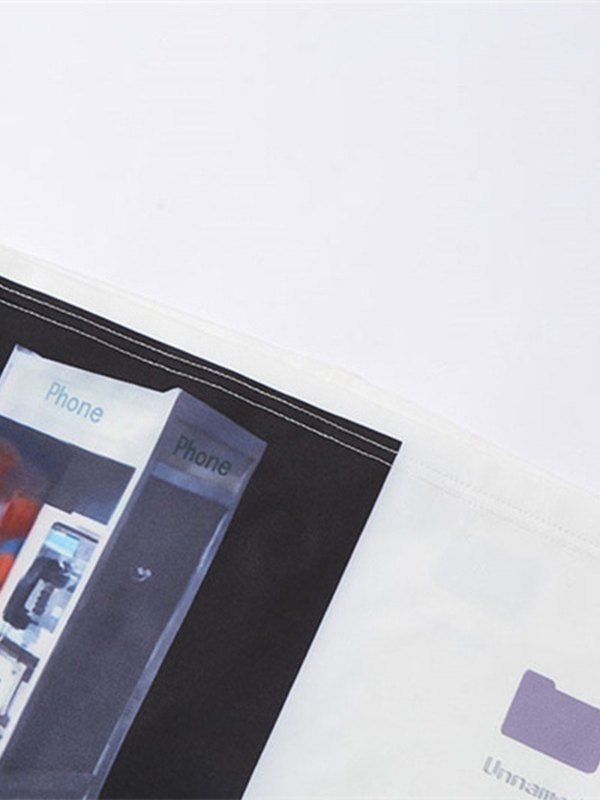 EMMIOL Phone Booth Crop Bandeau Top
