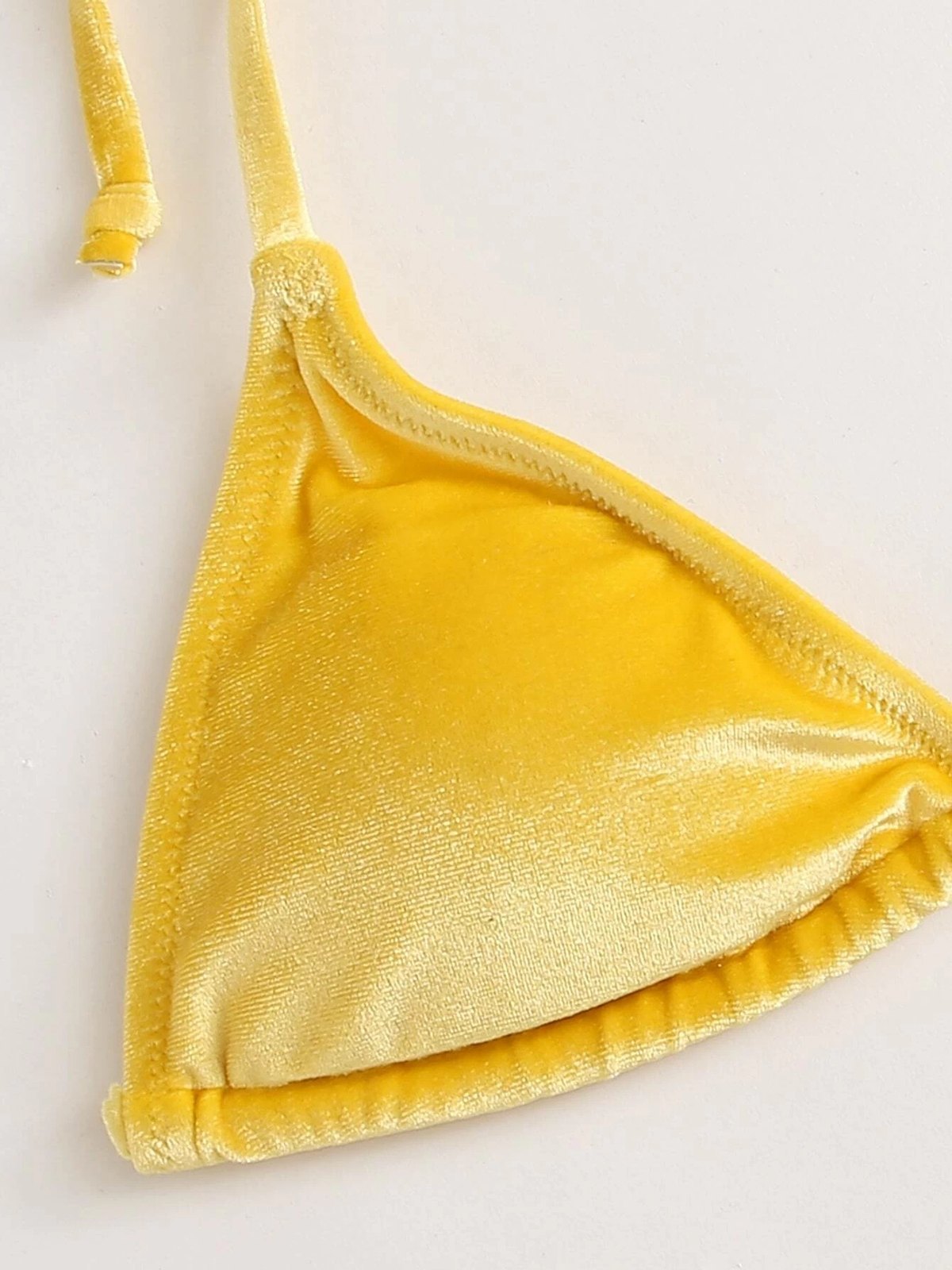 EMMIOL Costume da bagno bikini in velluto