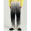 EMMIOL Pantalones arrugados con rayas anudadas y teñidas para hombre