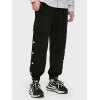 EMMIOL Pantalón jogger con botones de algodón para hombre