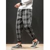 EMMIOL Men's Checked Tapered Pants